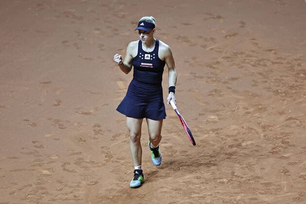 Angelique Kerber, GER, during 2022 Porsche Tennis Grand Prix in Stuttgart, 20 04 2022