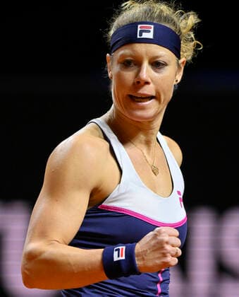 Laura Siegemund GER Jubel Freude Emotion Tennis Damen Porsche Cup Porsche Tennis Grand Prix GP Stuttgart 2022 Porsche Arena 20 04 2022 DFL REGULATIONS PROHIBIT ANY USE OF PHOTOGRAPHS AS IMAGE SEQUENCES AND OR QUASI VIDEO Porsche Tennis Grand Prix GP Stuttgart 2022