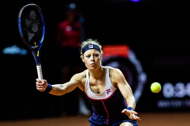Laura Sigemund Tennis Ladies Porsche Cup Porsche Tennis Grand Prix GP Stuttgart 2022 Porsche Arena 20 04 2022 Porsche Tennis Grand Prix Stuttgart 2022, 20 04 2022 Stuttgart Copyright: xEibner-Pressefoto RogerxBuerkex EP_EER