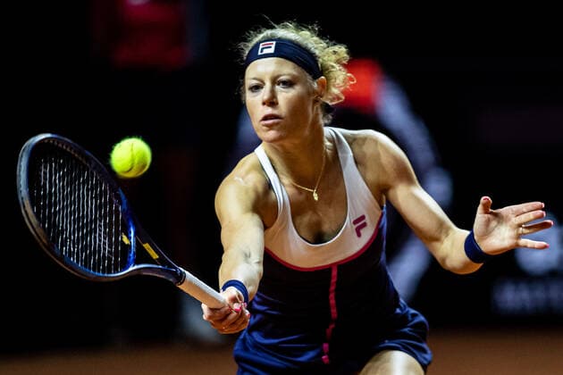 Laura Sigemund Tennis Ladies Porsche Cup Porsche Tennis Grand Prix GP Stuttgart 2022 Porsche Arena 20 04 2022 Porsche Tennis Grand Prix Stuttgart 2022, 20 04 2022 Stuttgart Copyright: xEibner-Pressefoto RogerxBuerkex EP_EER
