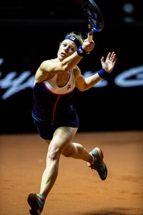 Laura Sigemund Tennis Ladies Porsche Cup Porsche Tennis Grand Prix GP Stuttgart 2022 Porsche Arena 20 04 2022 Porsche Tennis Grand Prix Stuttgart 2022, 20 04 2022 Stuttgart Copyright: xEibner-Pressefoto RogerxBuerkex EP_EER