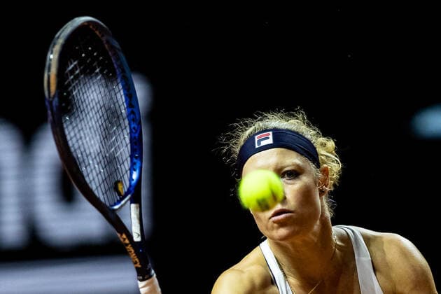 Laura Sigemund Tennis Ladies Porsche Cup Porsche Tennis Grand Prix GP Stuttgart 2022 Porsche Arena 20 04 2022 Porsche Tennis Grand Prix Stuttgart 2022, 20 04 2022 Stuttgart Copyright: xEibner-Pressefoto RogerxBuerkex EP_EER