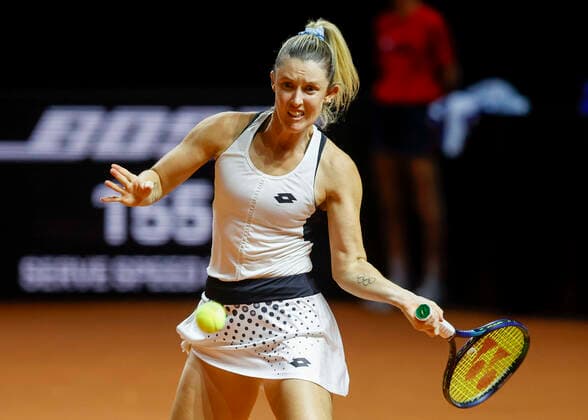 Storm Sanders Tennis Porsche Tennis Grand Prix 2022 WTA Porsche Arena Stuttgart Germany 20 April 2022 Copyright: xJuergenxHasenkopfx