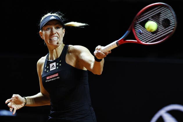 Angelique Kerber, GER, during 2022 Porsche Tennis Grand Prix in Stuttgart, 20 04 2022