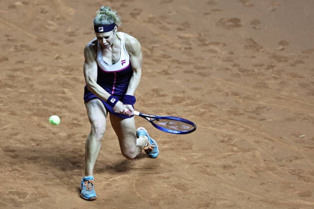 Laura Siegemund, GER, during 2022 Porsche Tennis Grand Prix in Stuttgart, 20 04 2022