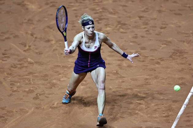 Laura Siegemund, GER, during 2022 Porsche Tennis Grand Prix in Stuttgart, 20 04 2022