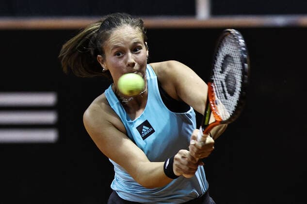 Daria Kasatkina, RUS, during 2022 Porsche Tennis Grand Prix in Stuttgart, 21 04 2022