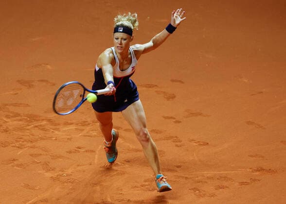 Laura Siegemund GER Tennis Porsche Tennis Grand Prix 2022 WTA Porsche Arena Stuttgart Germany 21 April 2022 Copyright: xJuergenxHasenkopfx