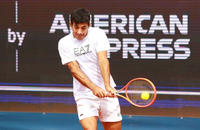 Christian Garin, Siger of 2019 tennis opener PK and unveiling BMW winning car BMW Open by American Express 2022 22 04 2022 PHOTO Mladen Lackovic LakoPress