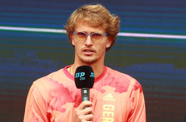 Alexander Zverev opening PK and unveiling BMW winning car BMW Open by American Express 2022 22 04 2022 Portraet, Portrait, Micro PHOTO Mladen Lackovic LakoPress