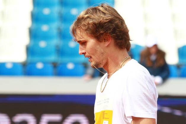 Alexander Zverev, during training, Potraet, chain tennis opener PK and unveiling BMW winning car BMW Open by American Express 2022 22 04 2022 PHOTO Mladen Lackovic LakoPress