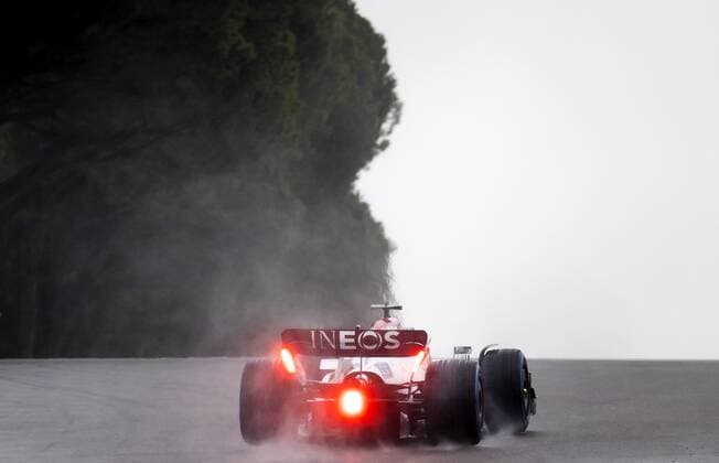 IMOLA George Russell 63 with the Mercedes W13 on track during practice 1 ahead of the Emilia Romagna F1 Grand Prix at Autodromo Enzo e Dino Ferrari on April 22, 2022 in Imola, Italy REMKO DE WAAL GP Emilia Romagna 2022 Practice 1 2022 xVIxANPxSportx xxANPxIVx 447442148 originalFilename: 447442148.jpg