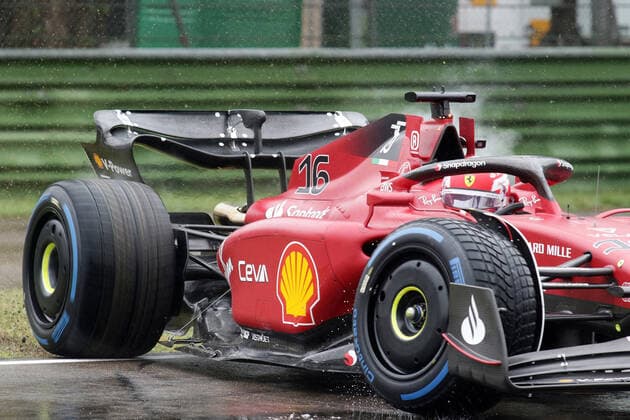 Charles Leclerc, MCO, Scuderia Ferrari 16 , Dreher ITA, Formula 1 Grand Prix Emilia Romagna, Imola, 22 04 2022 ITA, Formula 1 Grand Prix Emilia Romagna, Imola, 22 04 2022 Imola Copyright: xFoto:xEIBNER ThomasxFuesslerx EP_tfr