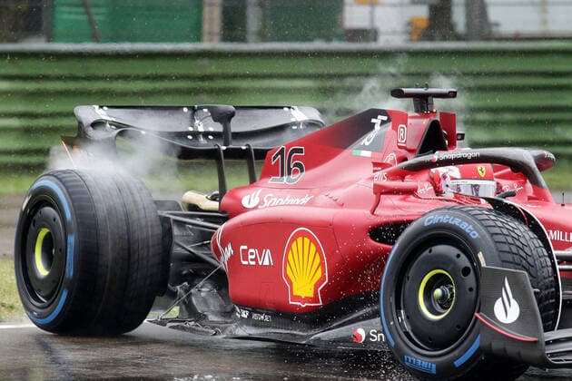 Charles Leclerc, MCO, Scuderia Ferrari 16 , Dreher ITA, Formula 1 Grand Prix Emilia Romagna, Imola, 22 04 2022 ITA, Formula 1 Grand Prix Emilia Romagna, Imola, 22 04 2022 Imola Copyright: xFoto:xEIBNER ThomasxFuesslerx EP_tfr