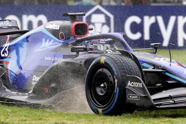 Alex Albon THA, Williams Racing 23 , Dreher ITA, Formula 1 Grand Prix Emilia Romagna, Imola, 22 04 2022 ITA, Formula 1 Grand Prix Emilia Romagna, Imola, 22 04 2022 Imola Copyright: xFoto:xEIBNER ThomasxFuesslerx EP_tfr