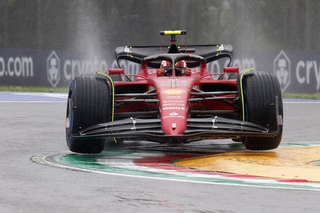 Carlos Sainz jr , ESP, Scuderia Ferrari 55 ITA, Formula 1 Grand Prix Emilia Romagna, Imola, 22 04 2022 ITA, Formula 1 Grand Prix Emilia Romagna, Imola, 22 04 2022 Imola Copyright: xFoto:xEIBNER ThomasxFuesslerx EP_tfr