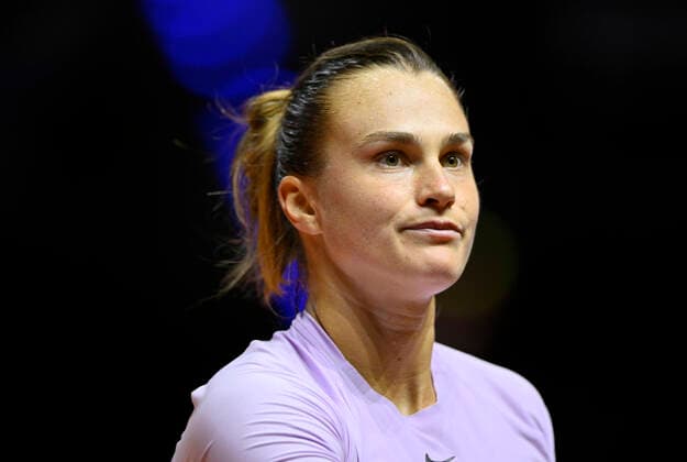 Aryna Sabalenka BLR Tennis Women Porsche Cup Porsche Tennis Grand Prix GP Stuttgart 2022 Porsche Arena 22 04 2022 DFL REGULATIONS PROHIBIT ANY USE OF PHOTOGRAPHS AS IMAGE SEQUENCES AND OR QUASI VIDEO Porsche Tennis Grand Prix GP Stuttgart 2022