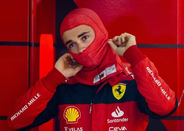 IMOLA Charles Leclerc Ferrari in the garage during the 1st practice session ahead of the Emilia Romagna F1 Grand Prix at Autodromo Enzo e Dino Ferrari on April 22, 2022 in Imola, Italy REMKO DE WAAL GP Emilia Romagna 2022 Practice 1 2022 xVIxANPxSportx xxANPxIVx 447444595 originalFilename: 447444595.jpg