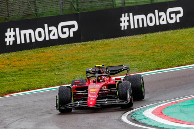 55 Carlos Sainz ESP, Scuderia Ferrari , F1 Grand Prix of Emilia Romagna at Autodromo Enzo e Dino Ferrari on April 22, 2022 in Imola, Italy Photo by HOCH ZWEI Imola Italy