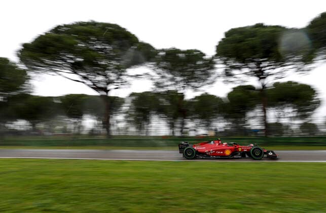55 Carlos Sainz ESP, Scuderia Ferrari , F1 Grand Prix of Emilia Romagna at Autodromo Enzo e Dino Ferrari on April 22, 2022 in Imola, Italy Photo by HOCH ZWEI Imola Italy