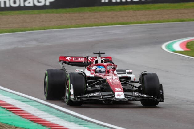 Mandatory Credit: Photo by Alessio De Marco LiveMedia Shutterstock (12905380bw) Imola (BO) Italy - April 22 2022 - Rolex Gran Premio del Made in Italy e dell Emilia-Romagna: Valtteri Bottas (FIN) Alfa Romeo C42 & xA; Formula 1 Championship Formula 1 Rolex Emilia Romagna Grand Prix 2022, 4rd round of the 2022 FIA Formula One World Championship, WM, Weltmeisterschaft Free Practises, Enzo e Dino Ferrari Circuit, Imola, Italy - 22 Apr 2022 Formula 1 Championship Formula 1 Rolex Emilia Romagna Grand Prix 2022, 4rd round of the 2022 FIA Formula One World Championship Free Practises, Enzo e Dino Ferrari Circuit, Imola, Italy - 22 Apr 2022  Copyright: xAlessioxDexMarco LiveMedia Shutterstockx 12905380bw