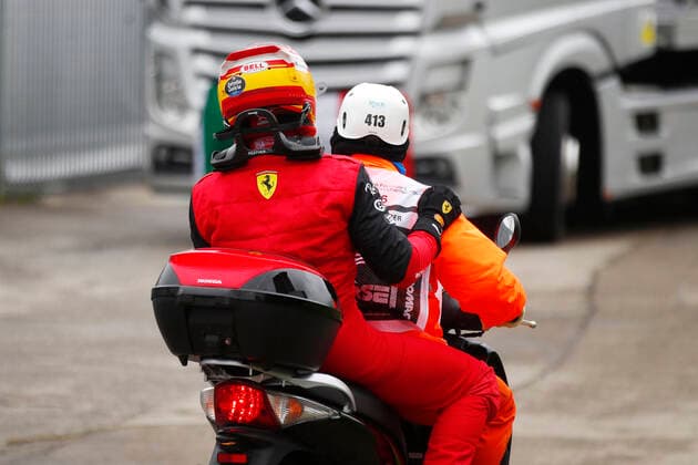 55 Carlos Sainz ESP, Scuderia Ferrari , F1 Grand Prix of Emilia Romagna at Autodromo Enzo e Dino Ferrari on April 22, 2022 in Imola, Italy Photo by HOCH ZWEI Imola Italy