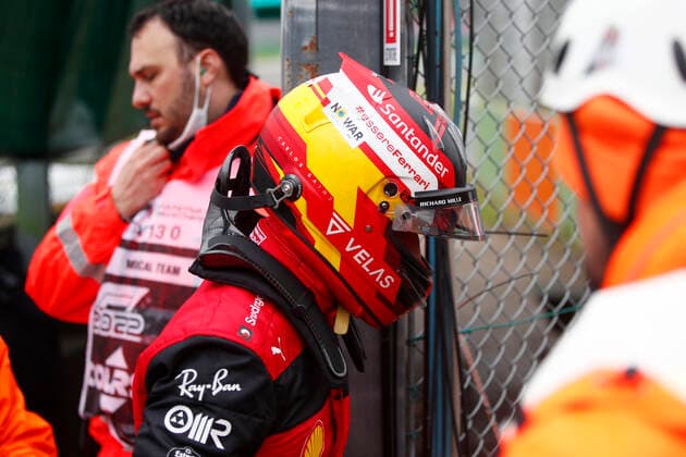 55 Carlos Sainz ESP, Scuderia Ferrari , F1 Grand Prix of Emilia Romagna at Autodromo Enzo e Dino Ferrari on April 22, 2022 in Imola, Italy Photo by HOCH ZWEI Imola Italy