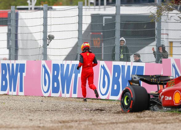 55 Carlos Sainz ESP, Scuderia Ferrari , F1 Grand Prix of Emilia Romagna at Autodromo Enzo e Dino Ferrari on April 22, 2022 in Imola, Italy Photo by HOCH ZWEI Imola Italy