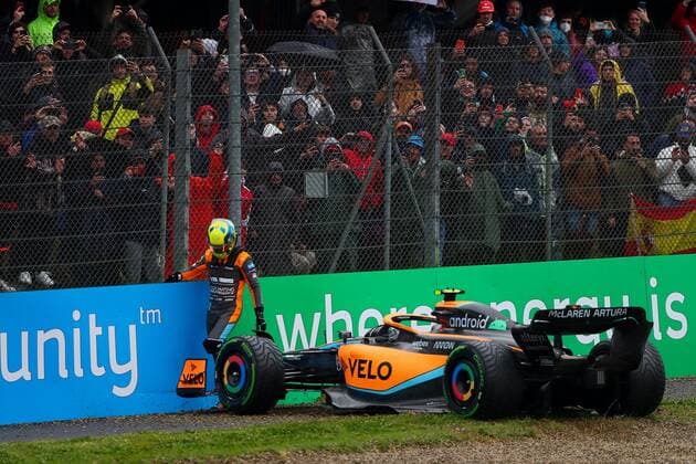 Sport Bilder des Tages Mandatory Credit: Photo by Alessio De Marco LiveMedia Shutterstock (12905380dm) Imola (BO) Italy - April 22 2022 - Rolex Gran Premio del Made in Italy e dell Emilia-Romagna: Lando Norris (GBR) McLaren MCL36& xA; Formula 1 Championship Formula 1 Rolex Emilia Romagna Grand Prix 2022, 4rd round of the 2022 FIA Formula One World Championship, WM, Weltmeisterschaft Free Practises, Enzo e Dino Ferrari Circuit, Imola, Italy - 22 Apr 2022 Formula 1 Championship Formula 1 Rolex Emilia Romagna Grand Prix 2022, 4rd round of the 2022 FIA Formula One World Championship Free Practises, Enzo e Dino Ferrari Circuit, Imola, Italy - 22 Apr 2022  Copyright: xAlessioxDexMarco LiveMedia Shutterstockx 12905380dm