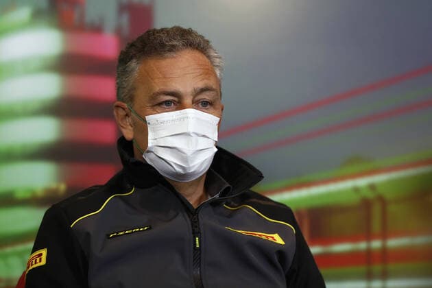 ISOLA Mario (ita), Motorsport Racing Manager of Pirelli, portrait, Team Principal press conference, PK, Pressekonferenz during the Formula 1 Grand Premio del Made in Italy e dell Emilia-Romagna 2022, 4th round of the 2022 FIA Formula One World Championship, WM, Weltmeisterschaft on the Imola Circuit, from April 22 to 24, 2022 in Imola, Italy - F1 - EMILIA ROMAGNA GRAND PRIX 2022 DPPI Panoramic GP2204_080116_X4I7557
