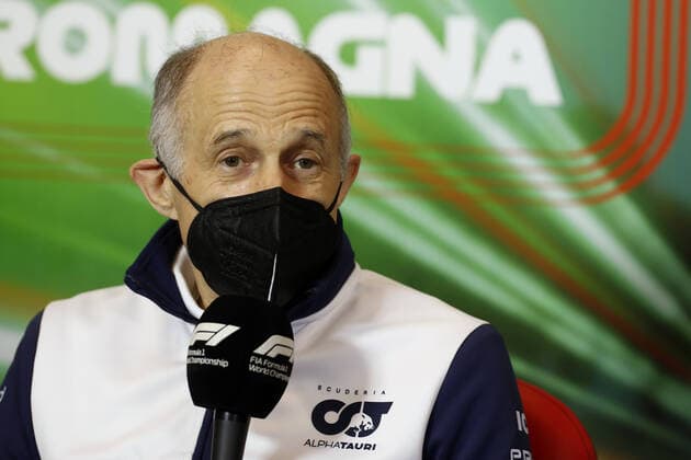 TOST Franz (aut), Team Principal of Scuderia AlphaTauri, portrait, Team Principal press conference, PK, Pressekonferenz during the Formula 1 Grand Premio del Made in Italy e dell Emilia-Romagna 2022, 4th round of the 2022 FIA Formula One World Championship, WM, Weltmeisterschaft on the Imola Circuit, from April 22 to 24, 2022 in Imola, Italy - F1 - EMILIA ROMAGNA GRAND PRIX 2022 DPPI Panoramic GP2204_080958_31I0079