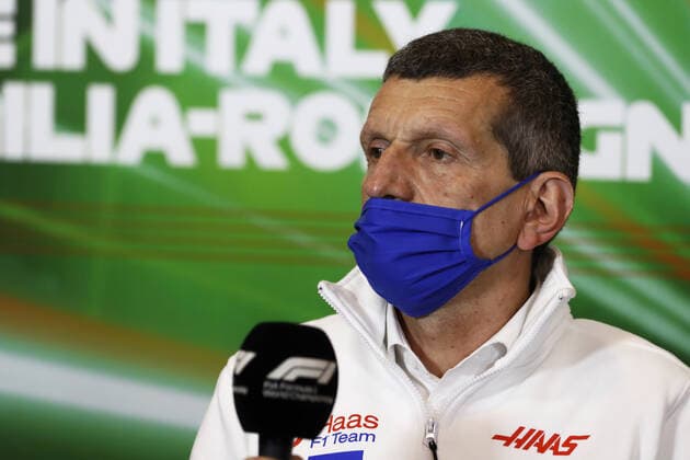 STEINER Guenther (ita), Team Principal of Haas F1 team, portrait, Team Principal press conference, PK, Pressekonferenz during the Formula 1 Grand Premio del Made in Italy e dell Emilia-Romagna 2022, 4th round of the 2022 FIA Formula One World Championship, WM, Weltmeisterschaft on the Imola Circuit, from April 22 to 24, 2022 in Imola, Italy - F1 - EMILIA ROMAGNA GRAND PRIX 2022 DPPI Panoramic GP2204_084116_31I0180