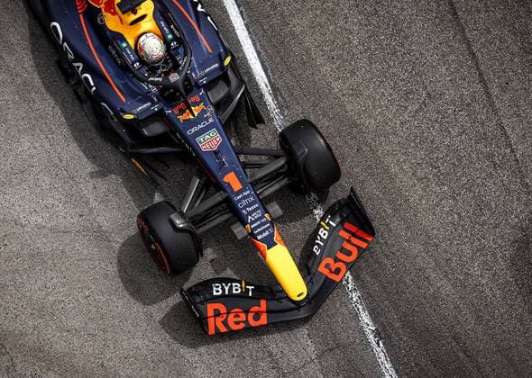 IMOLA Max Verstappen 1 with the Oracle Red Bull Racing RB18 Honda on track during practice 2 ahead of the Emilia Romagna F1 Grand Prix at Autodromo Enzo e Dino Ferrari on April 23, 2022 in Imola, Italy REMKO DE WAAL GP Emilia Romagna 2022 Practice 2 2022 xVIxANPxSportx xxANPxIVx 447495618 originalFilename: 447495618.jpg