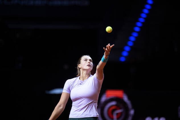 Aryna Sabalenka Germany, Stuttgart, 23 04 2022, tennis, Porsche Tennis Grand Prix, 2022, semifinals, A Sabalenka P Badosa ESP , Porsche Arena Foto A2 Bildagentur Peter Hartenfelser