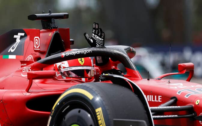16 Charles Leclerc MCO, Scuderia Ferrari , F1 Grand Prix of Emilia Romagna at Autodromo Enzo e Dino Ferrari on April 23, 2022 in Imola, Italy Photo by HOCH ZWEI Imola Italy