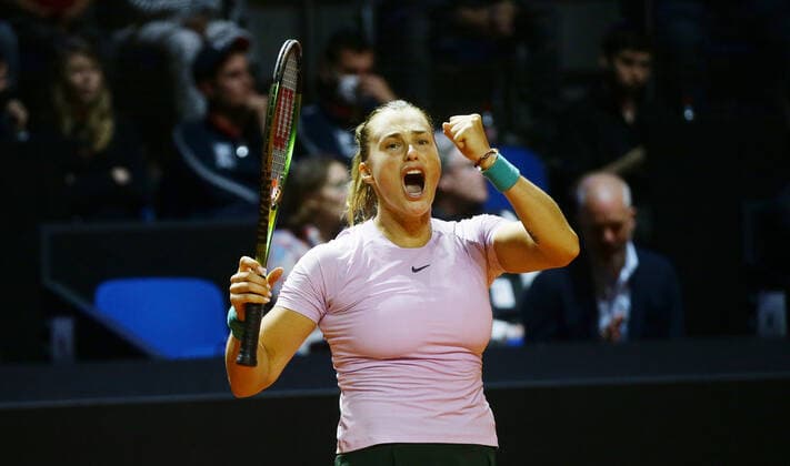 Stuttgart , Porsche Tennis Grand Prix , Semifinals , Aryna Sabalenka BLR