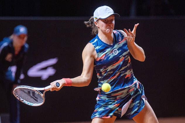 Iga Swiatek POL Germany, Stuttgart, 23 04 2022, tennis, Porsche Tennis Grand Prix, 2022, semifinals, I Swiatek POL L Samsonova, Porsche Arena Photo A2 Bildagentur Peter Hartenfelser