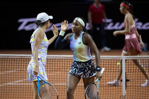 Porsche Tennis Grand Prix Coco Gauff, USA Shui Zhang, China
