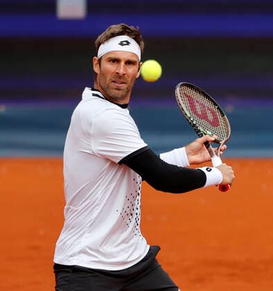 24 04 2022, BMW Open, MTTC Iphitos Munich, Tennis Sport, in picture Norbert Gombos SVK
