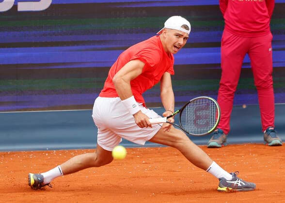 24 04 2022, BMW Open, MTTC Iphitos Munich, Tennis Sport, in picture Marko Topo SRB