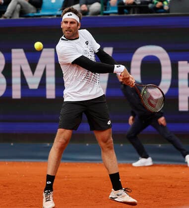 24 04 2022, BMW Open, MTTC Iphitos Munich, Tennis Sport, in picture Norbert Gombos SVK