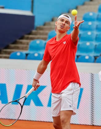 24 04 2022, BMW Open, MTTC Iphitos Munich, Tennis Sport, in picture Marko Topo SRB