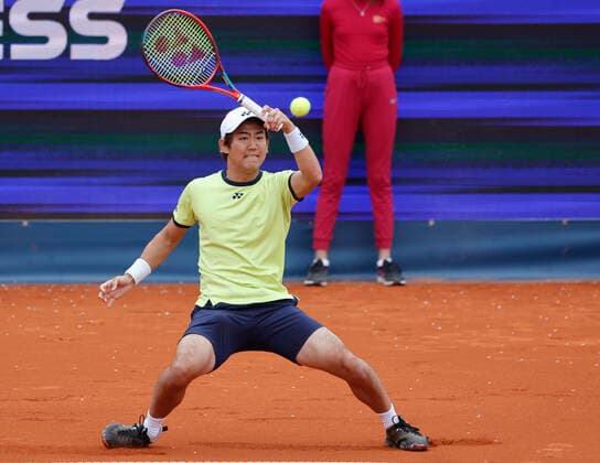24 04 2022, BMW Open, MTTC Iphitos Munich, Tennis Sport, in picture Yoshihito Nishioka JPN
