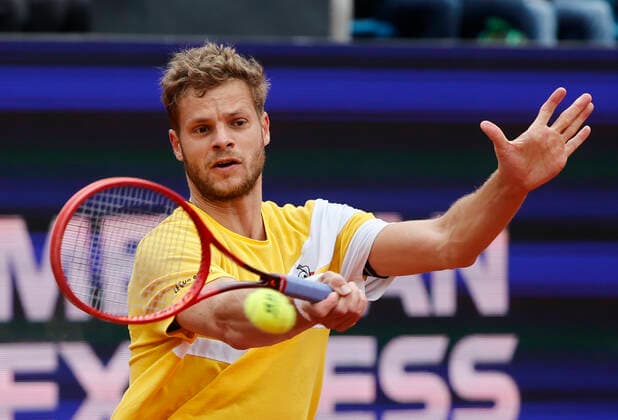 24 04 2022, BMW Open, MTTC Iphitos Munich, Tennis Sport, in picture Yannick Hannemann GER