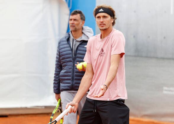 Tennis, ATP Tournament in Munich, Alexander Zverev Training