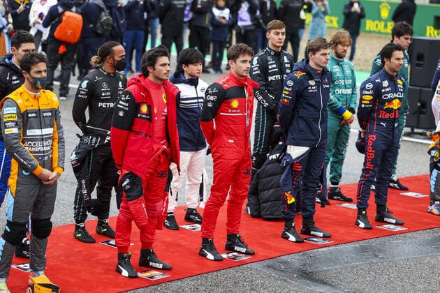 LECLERC Charles (mco), Scuderia Ferrari F1-75, portrait during the Formula 1 Grand Premio del Made in Italy e dell Emilia-Romagna 2022, 4th round of the 2022 FIA Formula One World Championship, WM, Weltmeisterschaft on the Imola Circuit, from April 22 to 24, 2022 in Imola, Italy - F1 - EMILIA ROMAGNA GRAND PRIX 2022 - Race DPPI Panoramic  00122011_GOOD0300.JPG_