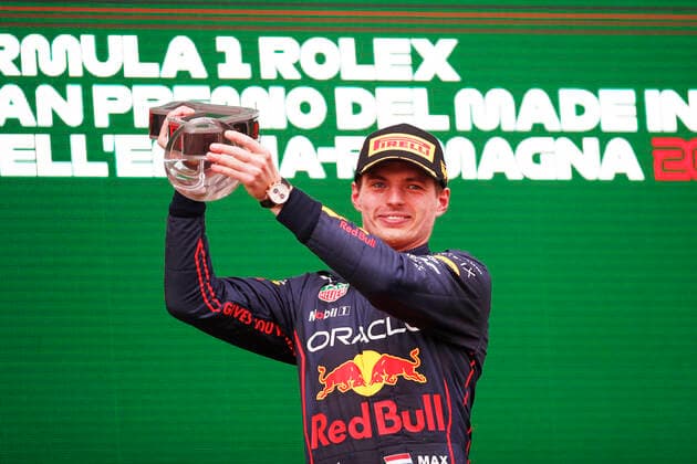 1 Max Verstappen NLD, Oracle Red Bull Racing , F1 Grand Prix of Emilia Romagna at Autodromo Enzo e Dino Ferrari on April 24, 2022 in Imola, Italy Photo by HOCH ZWEI Imola Italy