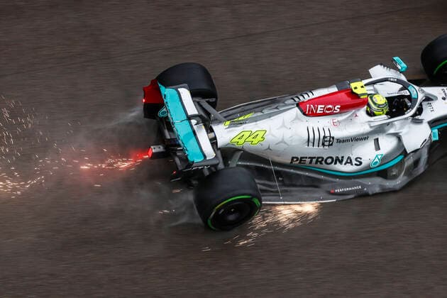 44 Lewis Hamilton GBR, Mercedes AMG Petronas F1 Team , F1 Grand Prix of Emilia Romagna at Autodromo Enzo e Dino Ferrari on April 24, 2022 in Imola, Italy Photo by HOCH ZWEI Imola Italy