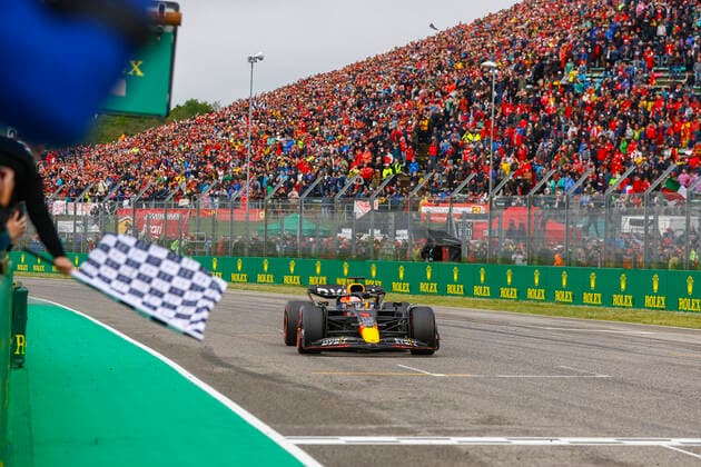 1 Max Verstappen NLD, Oracle Red Bull Racing , F1 Grand Prix of Emilia Romagna at Autodromo Enzo e Dino Ferrari on April 24, 2022 in Imola, Italy Photo by HOCH ZWEI Imola Italy
