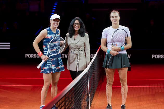 Porsche Tennis Grand Prix Iga Swiatek, Poland Aryna Sabalenka, Belarus